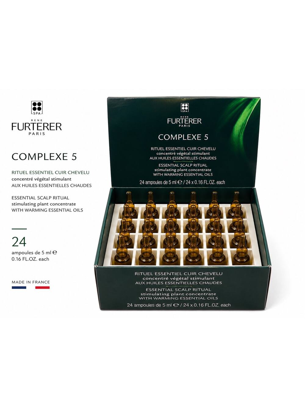 Rene Furterer Complexe 5 Essential Scalp Ritual 24 Ampoules x 5ml Hair Care